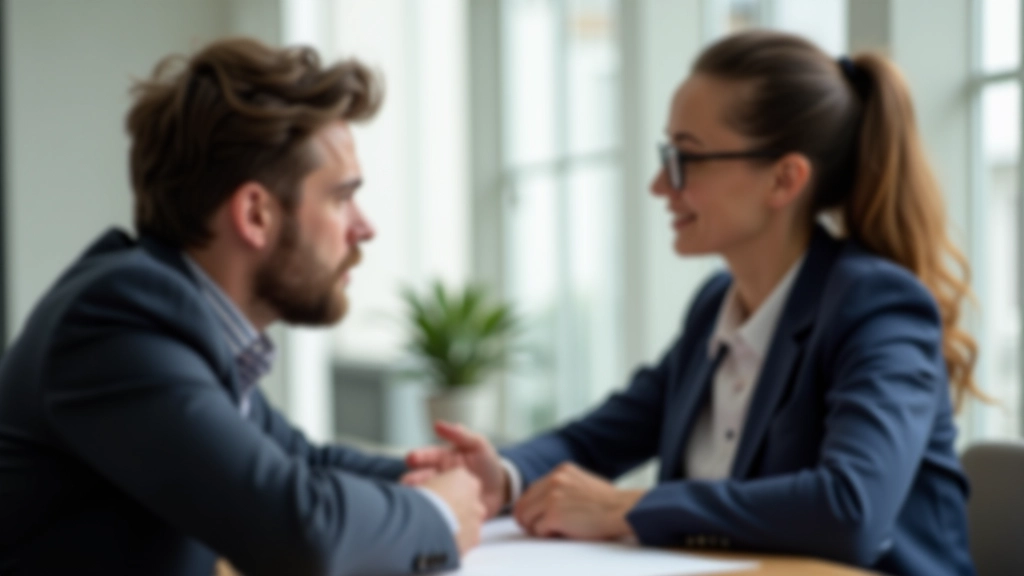Conversa de resolução de conflito entre colegas com mediação construtiva