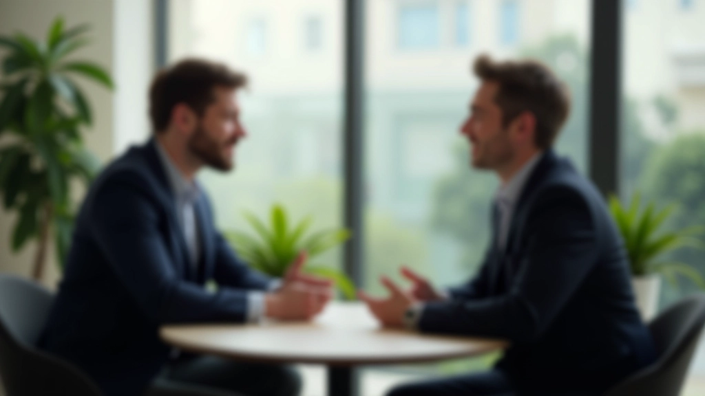 Conversa construtiva onde ambas as partes exploram opções juntas em colaboração